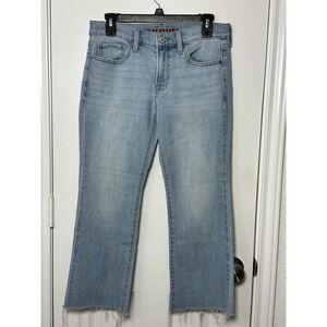 Women's‎ Lucky Brand Mid Rise Kick Crop Jeans Light Wash Size 6/28